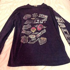 Vintage Graphic Long Sleeve Top